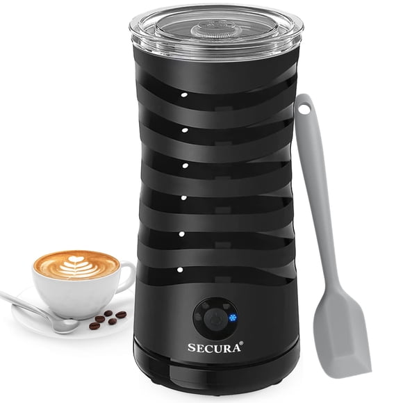 Calentador de leche Milk Frother Secura Electric de 240 ml, 4 en 1