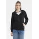 thumbnail image 1 of Polerón Mujer Abierto Hodie Negro, 1 of 4