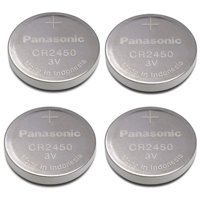 Batería Panasonic Cr2450 De Litio De 3 V, Paquete De 4