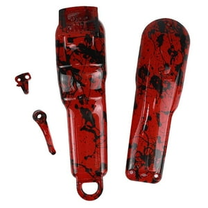 Genérico - Kit De Cubierta De Carcasa De Bricolaje Para Cortapelos Wahl 8148/8591 Rojo