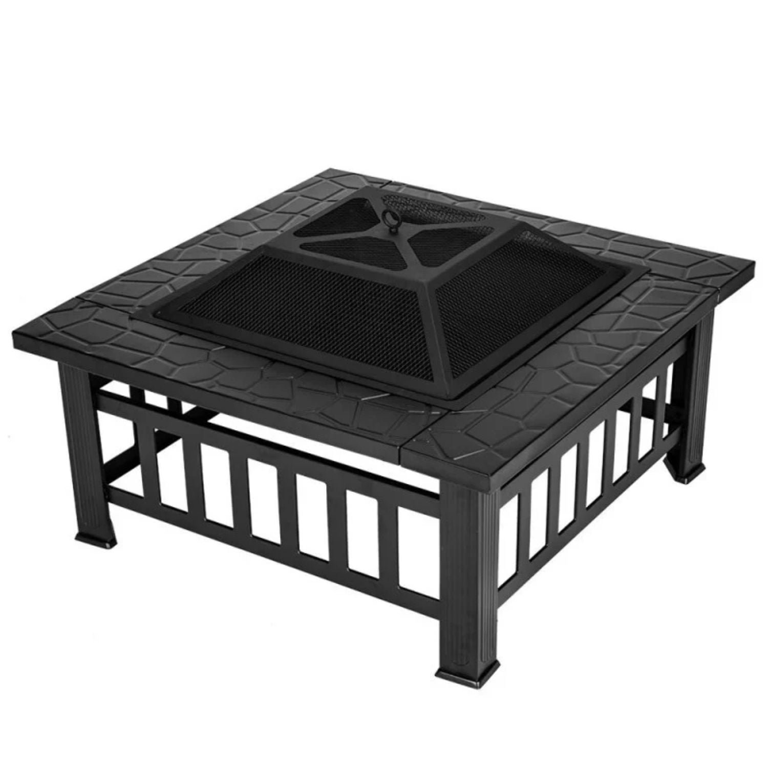 Importclick - Fogón Brasero Parrilla Cooler Metal 3 En 1