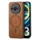 thumbnail image 2 of Magnetic Slim Case for Xiaomi Redmi A3 with Camera Guard & Anti-Scratch Back Brown, 2 of 6