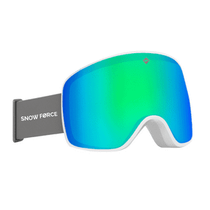 Snow Force - Antiparras Magnéticas Ski & Snowboard North Pole / Verde - Blanco - Gris