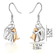 thumbnail image 2 of Aros De Mujer En Plata 925 Diseño De Perrito, 2 of 3