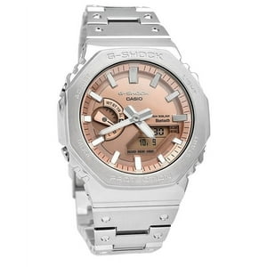 Casio - Reloj G-Shock Full Metal Análogo Digital Smartphone Link Esfera Cobre Tough Solar Gm-B2100Ad-5A 200M Para Hombre