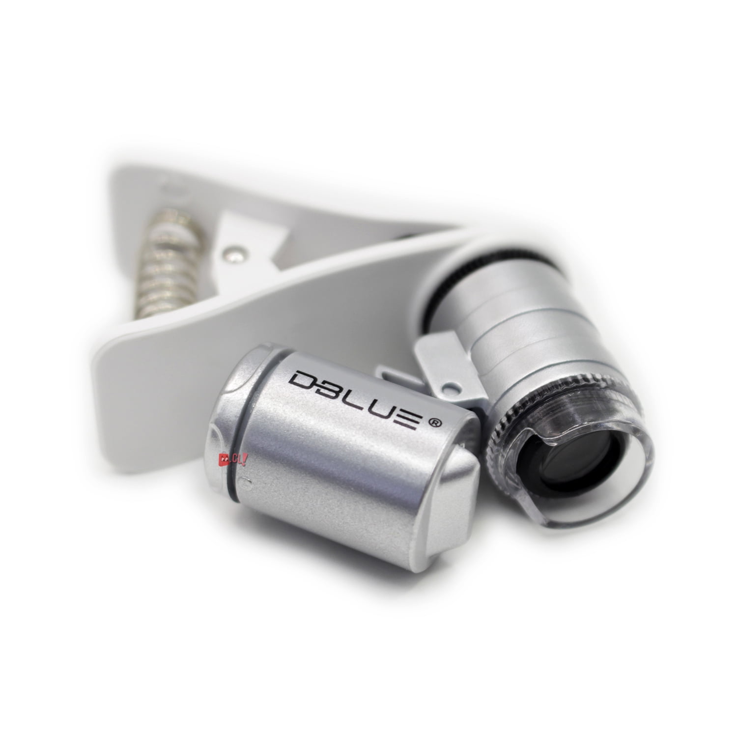 Dblue - Microscopio 60x Celular Con Luz Uv Y Clip - Ps