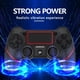 thumbnail image 4 of Control inalámbrico SZYUYU para PS4 con conector de audio de 3.5 mm, negro/rojo, 4 of 8