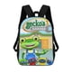 thumbnail image 1 of El Garaje de Gecko-theme Backpack, Campus style schoolbag Bookbag with Adjustable Shoulder Straps And Large Zip Compartment, Unisex Travel Bags., 1 of 6