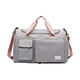 thumbnail image 1 of Bolsa de gimnasio pequeña para mujer, bolsa de fin de semana impermeable con compartimento para zapatos y bolsillo impermeable, bolsa de viaje, bolsa de viaje para pasar la noche., 1 of 8