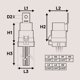 thumbnail image 5 of Relé ONLINE LED STORE 12V 30/40A Impermeable 5 Pines, 5 of 6