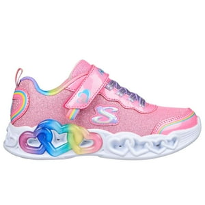 Zapatillas Urbanas Skechers Infinite Heart Lights Love Infantil | 303751L-Pkmt - Talla 30