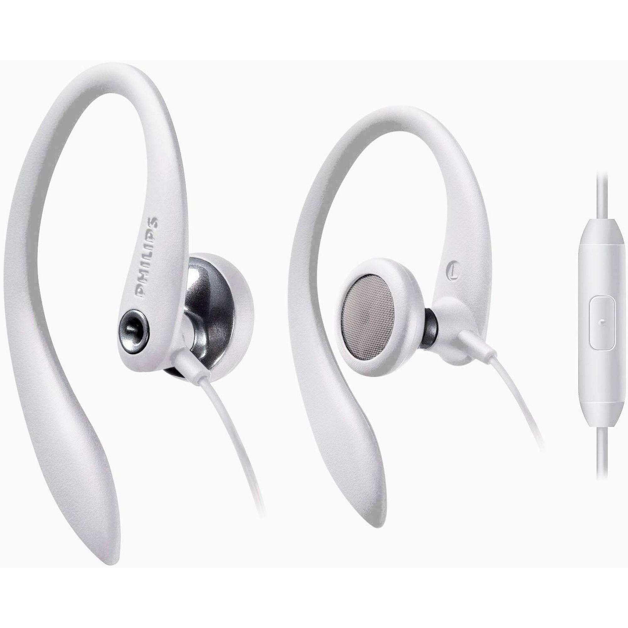 Auriculares Deportivos Philips Para Colocar Sobre La Oreja Con Micrófono Para Deportes, Correr, Gimnasio
