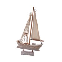 Magideal - Vail De Madera Barco De Vela De Madera Tema Náutico Tradicional Modelo De En Miniatura Varoramiento Para La Sala De Estar De La Sala De Estar H 28 Cm X 155 Cm X 4 Cm