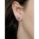 thumbnail image 3 of Aros Barbell plateados Punk Rock unisex Moda Juvenil 8mm, 3 of 4