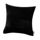thumbnail image 3 of Funda De Almohada De Pana Suave De 45 X 45 Cm, Funda De Almohada Para Sofá, Dormitorio, Habitación De Invitados, Color Negro, 3 of 3