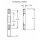 thumbnail image 5 of Puerta corrediza de vidrio Mortise Lock FPL #3 -45-S de repuesto, 5 of 5