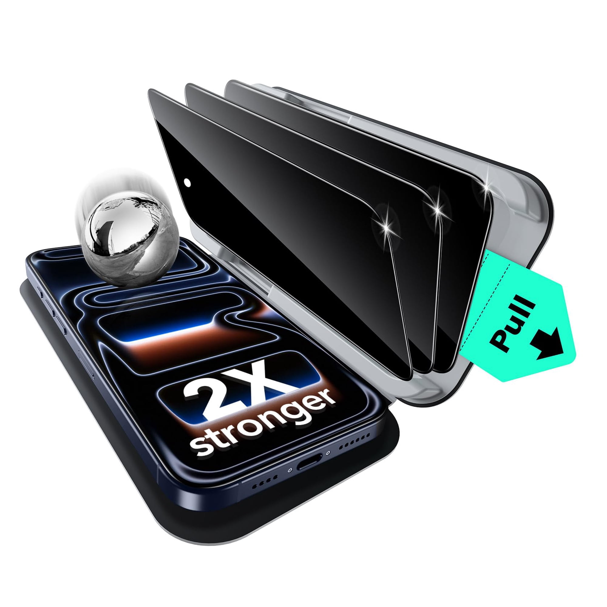 Protector De Pantalla De Privacidad Esr Para Iphone 17 Pro, Paquete De 3