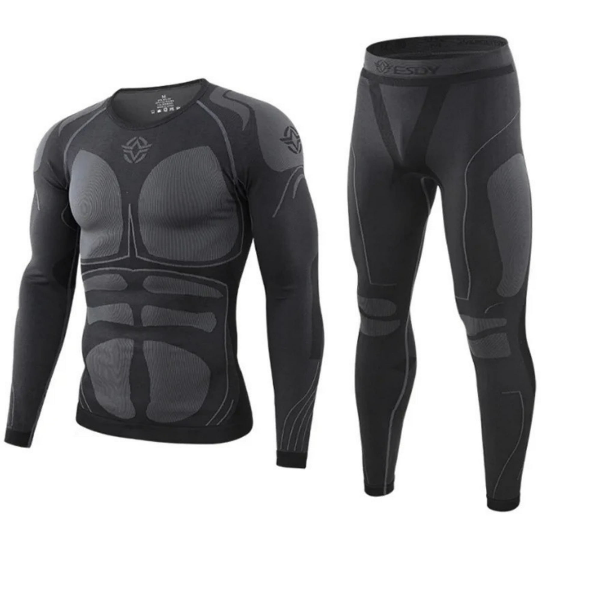 Esdy - Traje Térmico Primera Capa Deportivo Hombre Talla Xl