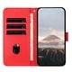 thumbnail image 2 of Funda Cartera Fibra de Carbono para Samsung Galaxy S22 Ultra con Soporte y Cierre Magnético Rojo, 2 of 6