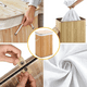 thumbnail image 3 of Cesto ropa tapa plegable color bambú, 3 of 3
