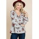 thumbnail image 4 of Top Babydoll con Estampado Floral Hacci y Mangas Elásticas, 4 of 5