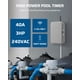 thumbnail image 2 of Temporizador Para Bomba De Piscina Dewenwils Outdoor Smart WiFi 40A 240VAC 3HP, 2 of 3