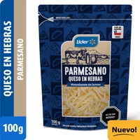 Queso Parmesano En Hebras 100 G Lider