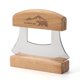 thumbnail image 1 of Cortador de alimentos WiuCYS 13 cm cuchillo Ulu de Alaska con base, 1 of 7