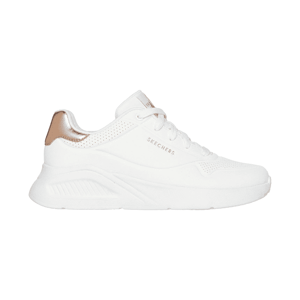 ZAPATILLAS URBANAS SKECHERS UNO LITE MUJER | 177291-WHT - Talla 37.5