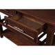 thumbnail image 3 of Console Sofa Table with 2 Storage Drawers and 2 Tiers Shelves, Mid-Century Style 42'' Solid Wood Buffet Sideboard for Living Room Furniture Kitchen Dining Room Entryway Hallway, Espresso (W120284583), 3 of 3