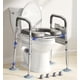 thumbnail image 1 of Elevadores Bluelog para asiento de inodoro, 6 cm de ancho, 18 cm de alto, color gris, 180 kg, 1 of 9