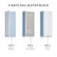 thumbnail image 5 of Bloque para pulir uñas SEACRET Professional de 3 formas, paquete de 2, 5 of 7