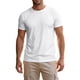 thumbnail image 5 of INSPIRE CHIC Camiseta de Hombre de Cuello Redondo de Manga Corta Casual Ligera XL Blanca, 5 of 6
