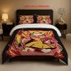 thumbnail image 1 of The Hell Inn Waji Demon Swordsman Themed Bedding Set Includes a Duvet Cover And Two Pillowcases, 1 of 1