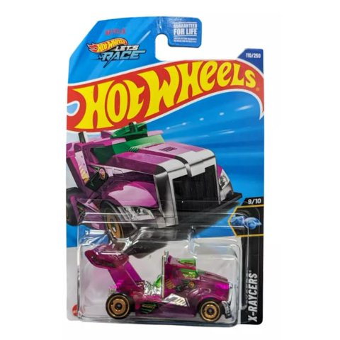 Auto De Juguete Diecast Mattel Hot Wheels Rig Storm Morado 1:64
