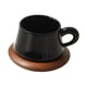 thumbnail image 3 of Taza De Café De Cerámica Con Platillo, Taza De Capuchino Para Fiestas, Oficina, Té De La Tarde, 3 of 5