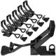 thumbnail image 1 of Juego de 6 Cerraduras de Palanca Ajustables REDOVANT 1320 lbs Negro, 1 of 7