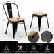 thumbnail image 4 of Pack 4 Sillas Tolix Negras De Madera Comedor Venhouse, 4 of 8