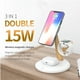 thumbnail image 2 of Cargador Inalámbrico Para Apple Watch Series iPhone 15 14 Plus 13 12 Pro Estación de Carga Inalámbrica Magnética 3 en 1 Para Airpods 2 3-Blanco, 2 of 6