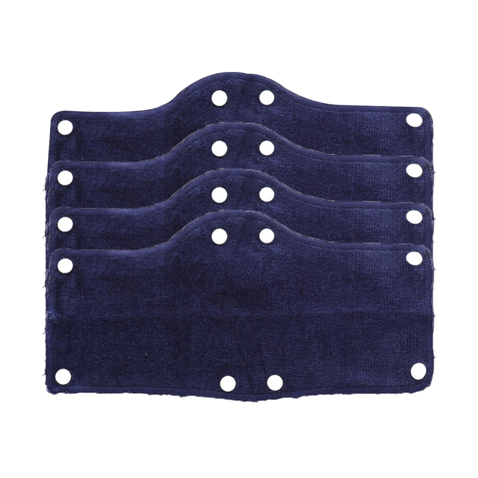 Magideal - 4 Piezas De Repuesto De Banda Sudor De Casco Duro, De Banda Sudor, Accesorios De Banda Sudor De Seguridad , Azul Azul Oscuro