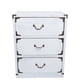 thumbnail image 2 of Velador Dormitorio Blanco Rustico 3 Cajones, 2 of 2