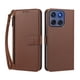 thumbnail image 1 of Funda Tipo Billetera para Motorola Moto Edge 60 Fusion 5G con Soporte y Bolsillo con Cierre Marrón, 1 of 1