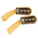 thumbnail image 1 of 1 Par Tableros De Hombro Charretera Cadena De Eslabones Estrella Militar Borla Insignia De Oro, 1 of 3