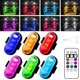 thumbnail image 1 of Luces LED Furlerkam Inalámbricas 8 colores 10 modos 6 piezas, 1 of 8