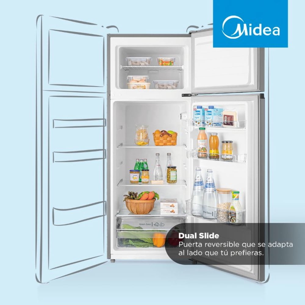 Midea MDRT294FGE50 Light Silver, foto 6