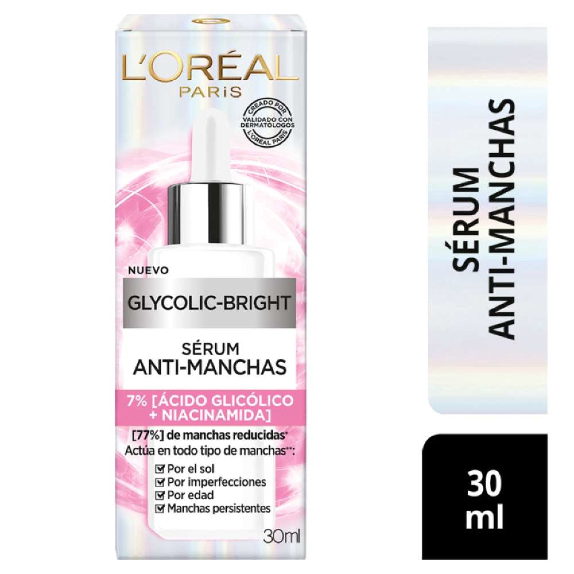 Sérum Facial L'oreal Paris Facial Glycolic Bright