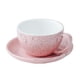 thumbnail image 4 of Taza De Café De Cerámica De 300 Ml Con Platillo Para Café Capuchino, Color Rosa, 4 of 5