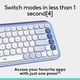 thumbnail image 5 of Teclado Logitech POP ICON Bluetooth Inalámbrico Lila, 5 of 9
