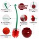 thumbnail image 2 of Escobilla de baño ADNIKIA Creative con forma de cereza roja con soporte, 2 of 7