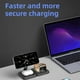 thumbnail image 2 of 3-en-1 Estación de Carga Inalámbrica Base Cargador de Teléfono Móvil Reloj Cargador de alta velocidad para Smartwatch-Negro, 2 of 6